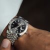 Vintage watch on the wrist